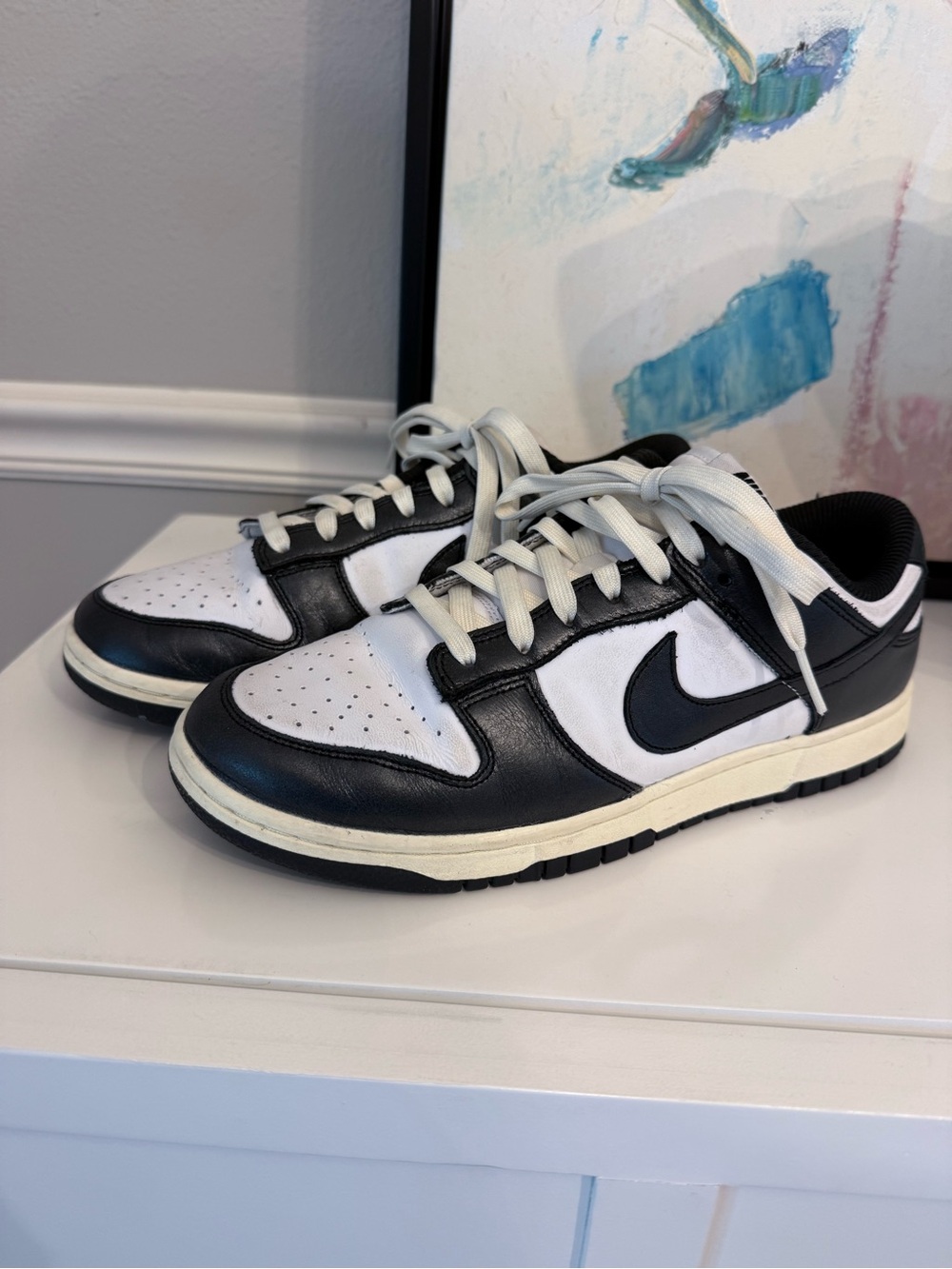 Nike Dunk Low Vintage Panda Sneakers